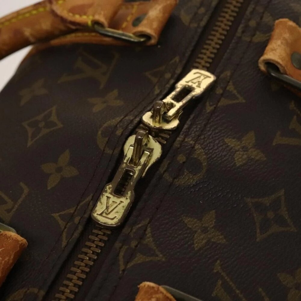 LOUIS VUITTON Monogram Keepall Bandouliere 50 Boston Bag M41416 LV Auth 128979 - Picture 12 of 16
